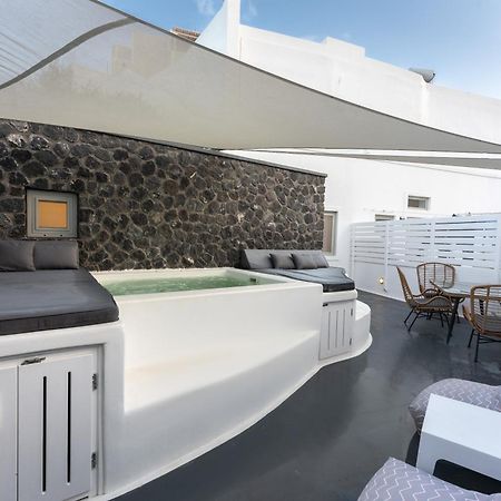 Sun Naam Home Santorini With Heated Jacuzzi Karterados  Ngoại thất bức ảnh