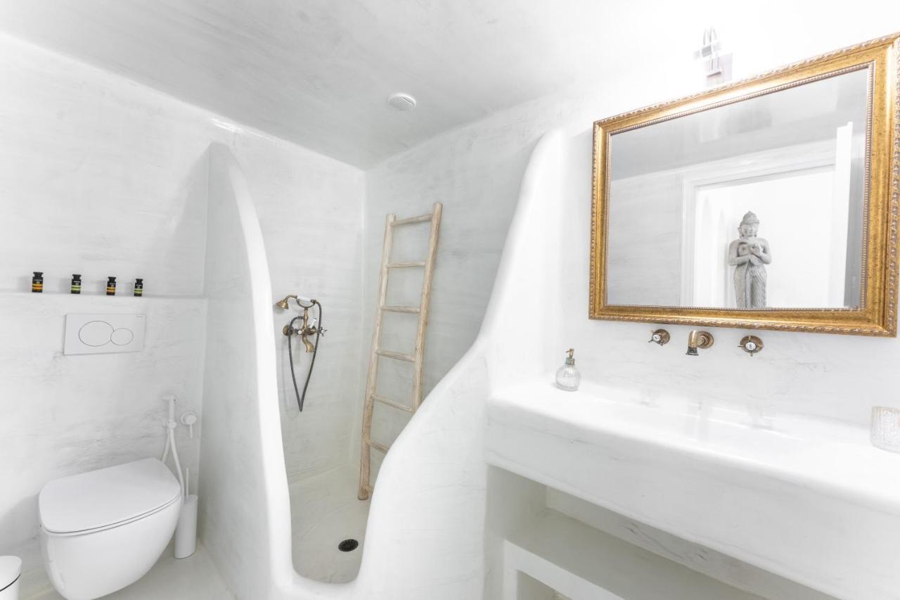 Sun Naam Home Santorini With Heated Jacuzzi Karterados  Ngoại thất bức ảnh